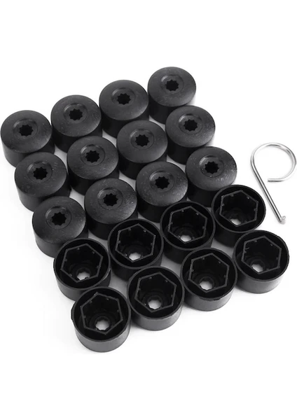 17mm Krom Bijon Kapağı (20'li)